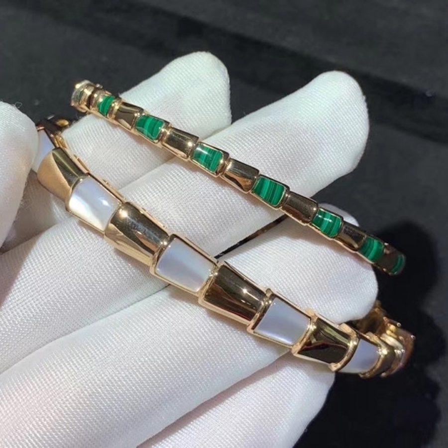 [Regalia jewelry]SERPENTI BRACELET PINK GOLD MOP