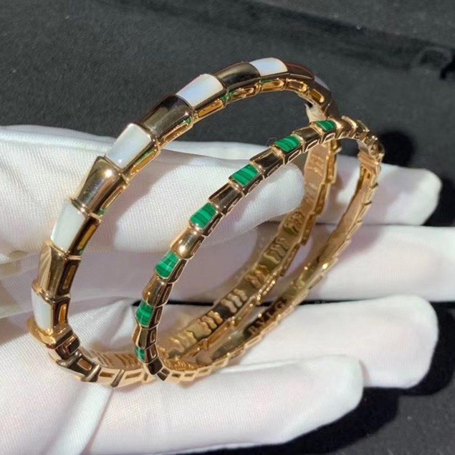 [Regalia jewelry]SERPENTI BRACELET PINK GOLD MOP