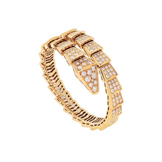 [Bijoux Regalia]BRACELET SERPENTI 8MM OR DIAMANT