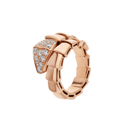 [Joyas Regalia] ANILLO SERPENTI ORO ROSA DIAMANTE