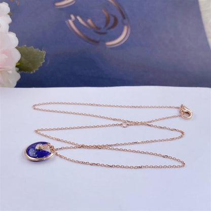 [Joyas Regalia] COLLAR AMULETTE DE ÁGATA DE ORO ROSA