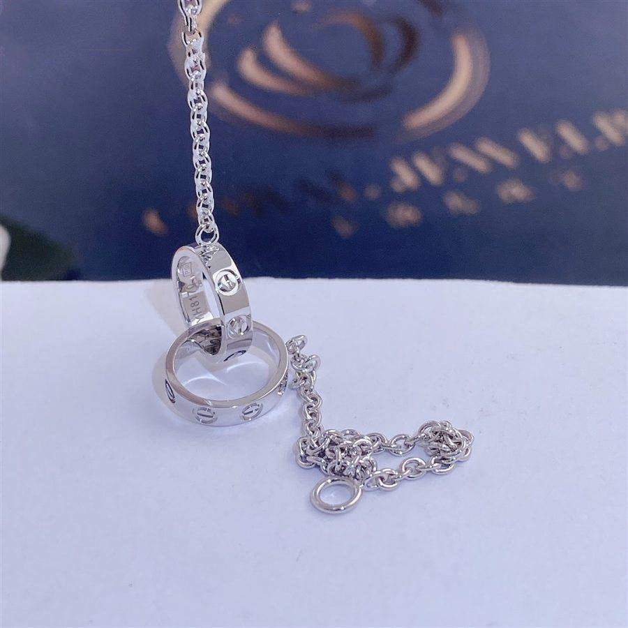 [Joyas Regalia] PULSERA DE AMOR CON DOBLE ANILLO