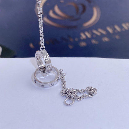 [Joyas Regalia] PULSERA DE AMOR CON DOBLE ANILLO