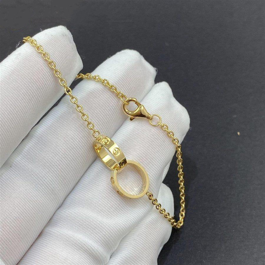 [Joyas Regalia] PULSERA DE AMOR CON DOBLE ANILLO