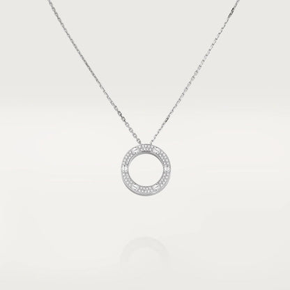 [Joyas Regalia]COLLAR AMOR AJUSTABLE PLATA