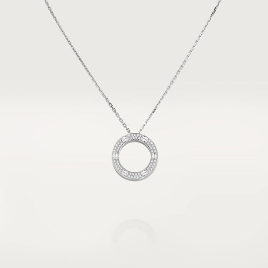 [Joyas Regalia]COLLAR AMOR AJUSTABLE PLATA