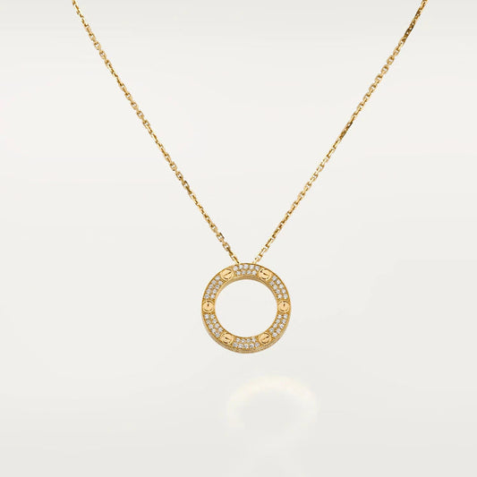 [Joyas Regalia] COLLAR AMOR AJUSTABLE ORO ROSA 