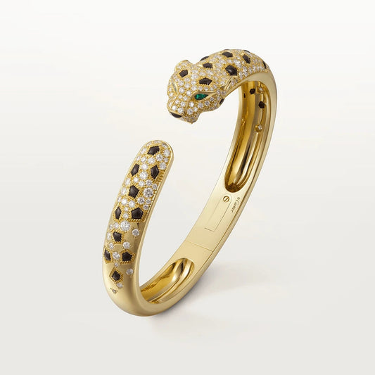 [Joyas Regalia]Pulsera grande Pantera con diamantes