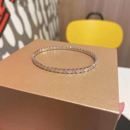 [Joyas Regalia]Pulsera de plata con diamantes y abejas