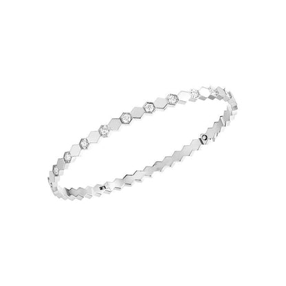 [Joyas Regalia]Pulsera de plata con diamantes y abejas