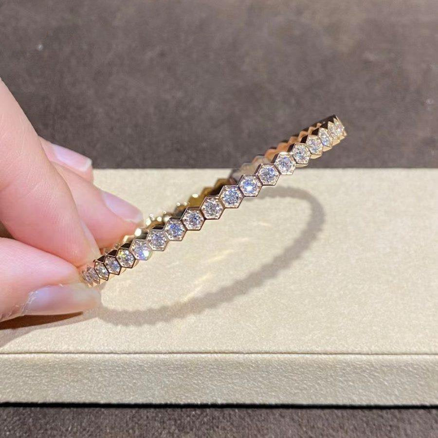 [Bijoux Regalia]Bracelet en or BEE LOVE entièrement en diamants 