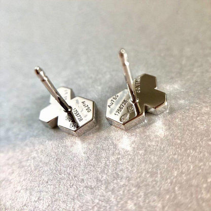[Regalia jewelry]BEE LOVE SILVER DIAMOND EARRINGS