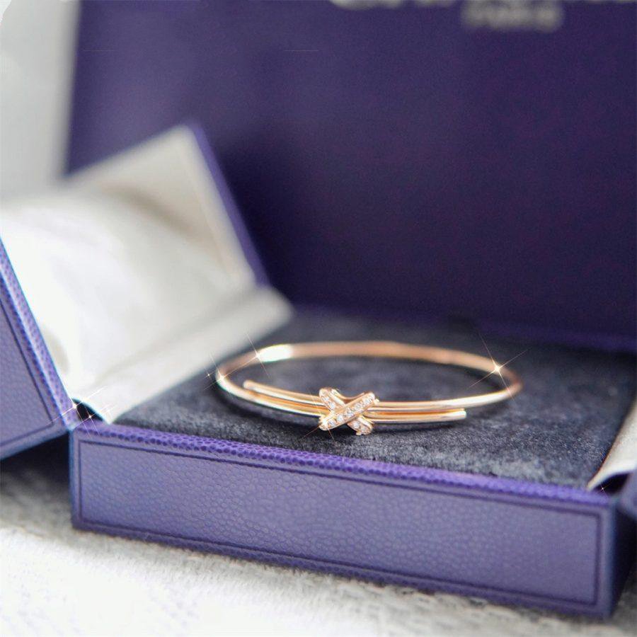 [Joyas Regalia]JEUX DE BRACELET ORO ROSA DIAMANTES