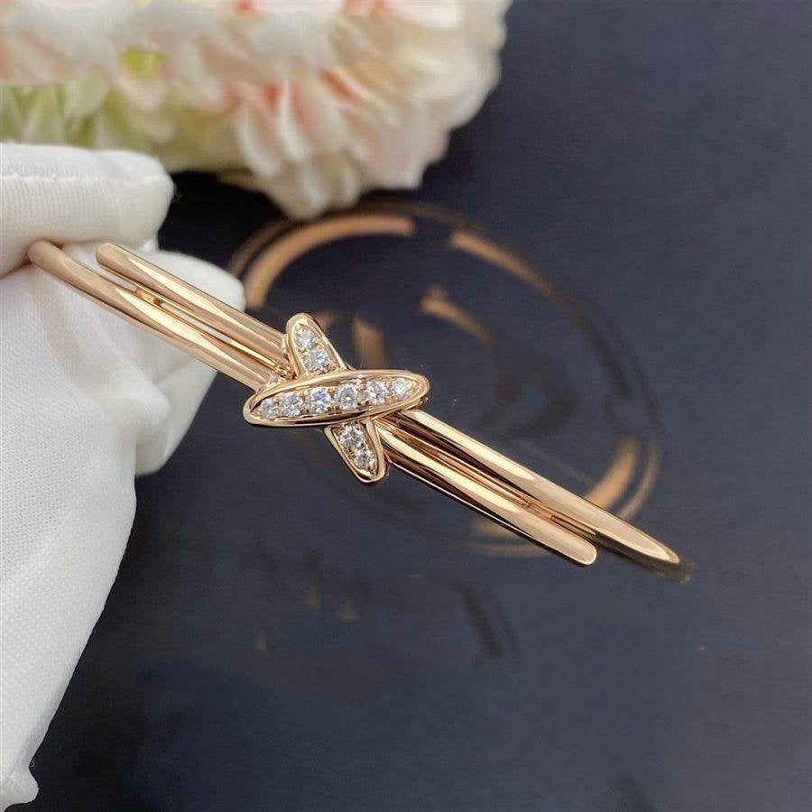 [Joyas Regalia]JEUX DE BRACELET ORO ROSA DIAMANTES