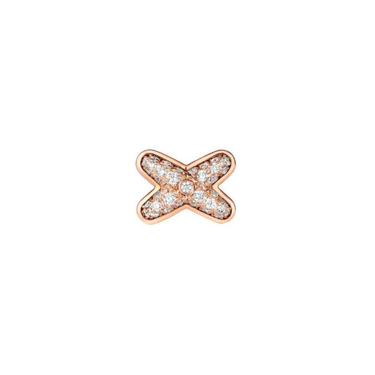[Bijoux Regalia]Boucles d'oreilles Jeux de diamants en or rose
