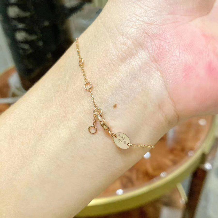 [Joyas Regalia] JEUX DE BRACELET MOP ORO ROSA DIAMANTES