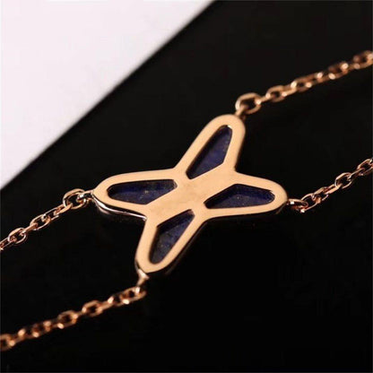 [Bijoux Regalia] Bague en forme de fleur de trèfle à quatre feuilles à motif creux