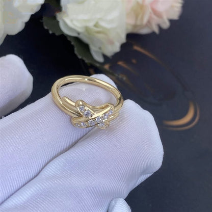 [Joyas Regalia]ANILLO JEUX DE ORO CON DIAMANTES