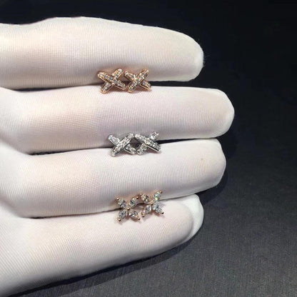 [Bijoux Regalia]Boucles d'oreilles Jeux de Diamants
