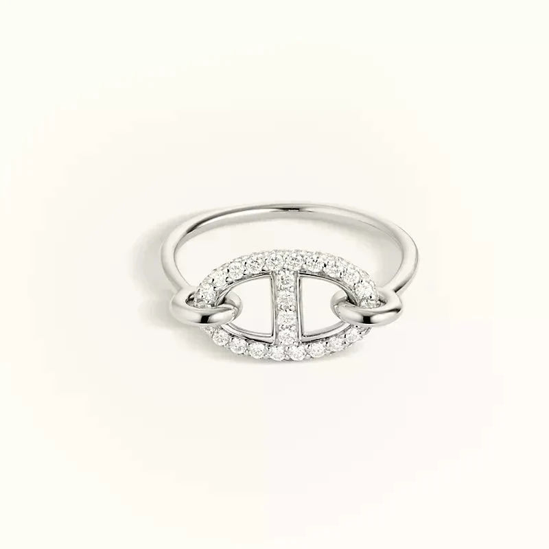 [Bijoux Regalia] BAGUE RONDE PETITE EN ARGENT ET DIAMANT