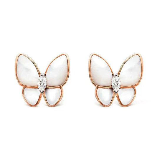 [Bijoux Regalia]Boucles d'oreilles papillon en diamant