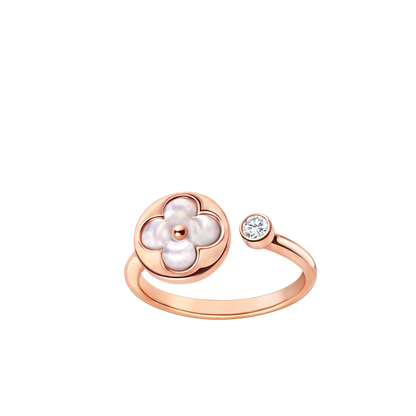 [Regalia jewelry]SUN 1 DIAMOND PINK MOP RING