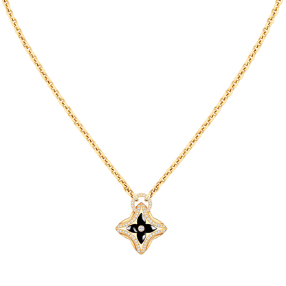 [Bijoux Regalia] COLLIER PENDENTIF ÉTOILE EN OR ROSE ET DIAMANTS