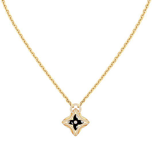 [Bijoux Regalia] COLLIER PENDENTIF ÉTOILE EN OR ROSE ET DIAMANTS