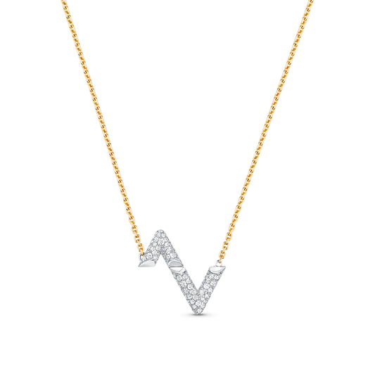 [Bijoux Regalia] COLLIER PÉDANT EN ARGENT ET DIAMANTS VOLT