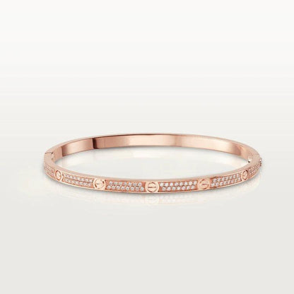 [Bijoux Regalia] BRACELET LOVE 3,65 MM PAVÉ DIAMANTS