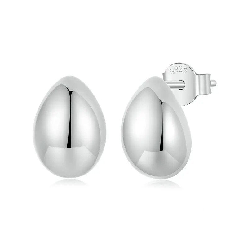 Pendientes de gota de agua brillantes Pendientes hipoalergénicos en forma de lágrima