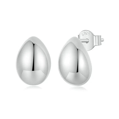 Pendientes de gota de agua brillantes Pendientes hipoalergénicos en forma de lágrima
