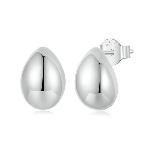 Pendientes de gota de agua brillantes Pendientes hipoalergénicos en forma de lágrima