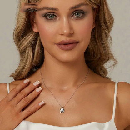 Collar con colgante de estrella brillante