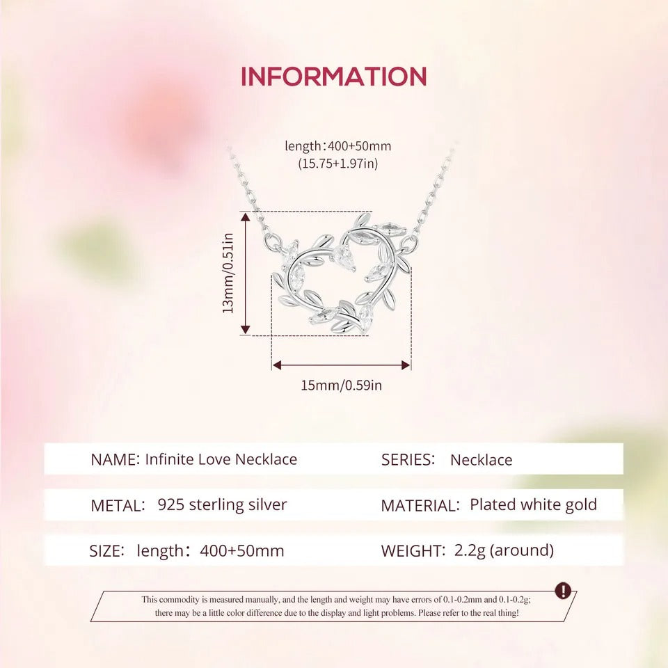 Collar de amor infinito para mujer