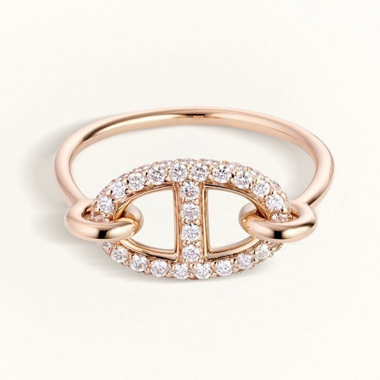[Bijoux Regalia] BAGUE RONDE PETIT DIAMANT
