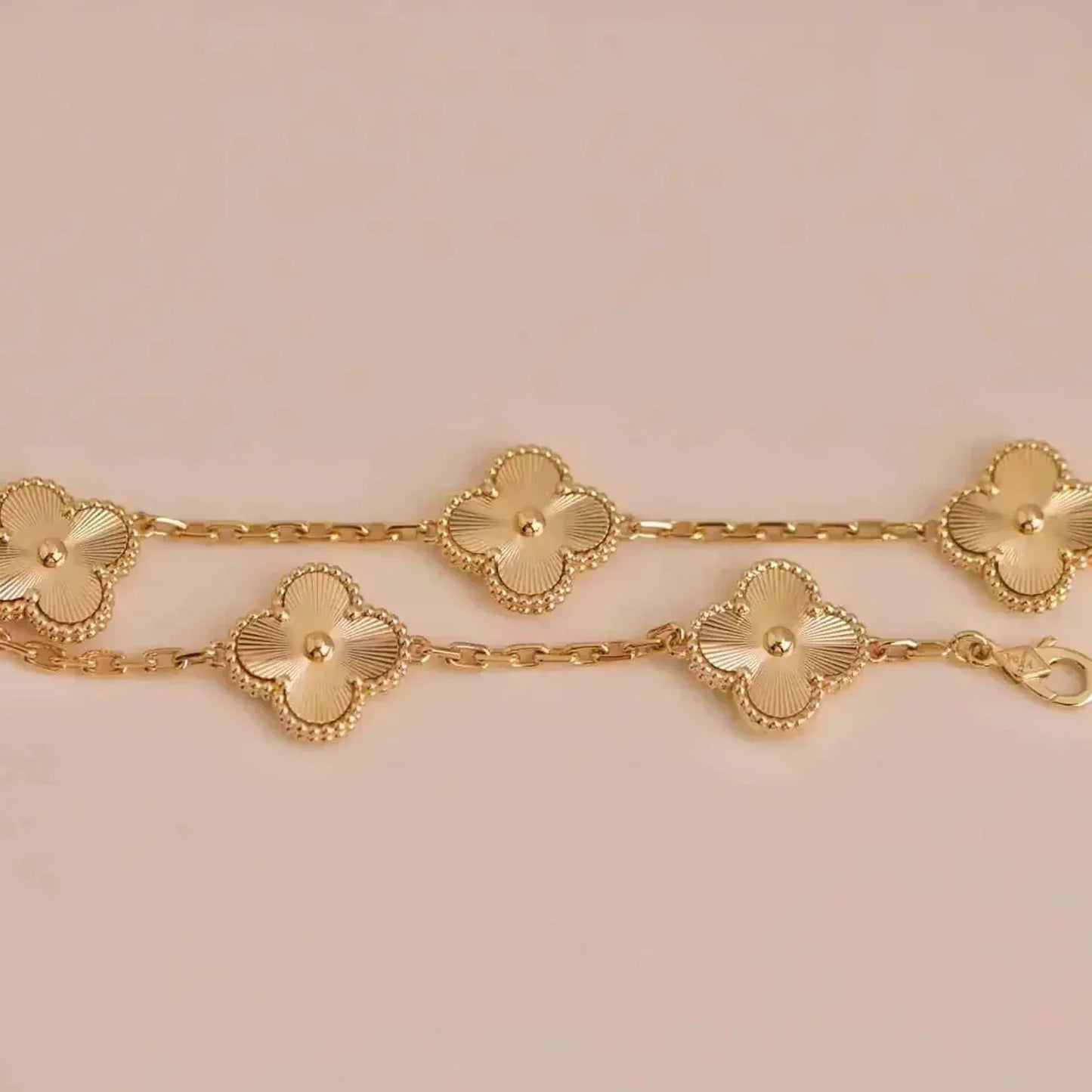 [Bijoux Regalia]BRACELET LASER TRÈFLE 5 FLEURS 