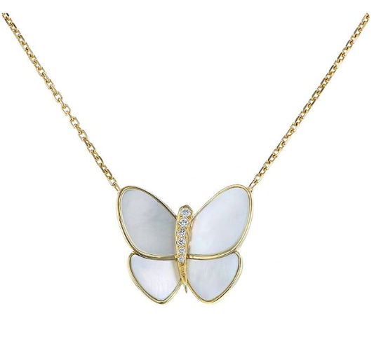 [Bijoux Regalia] COLLIER PAPILLON EN OR ET DIAMANTS