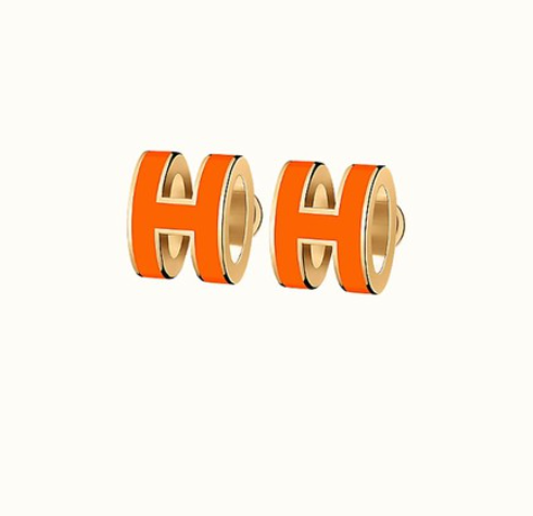 [Bijoux Regalia]Boucles d'oreilles MINI POP H ORANGE