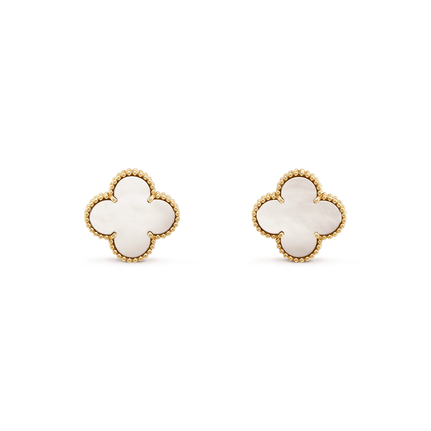 [Regalia jewelry]CLOVER MINI GOLD EARRINGS