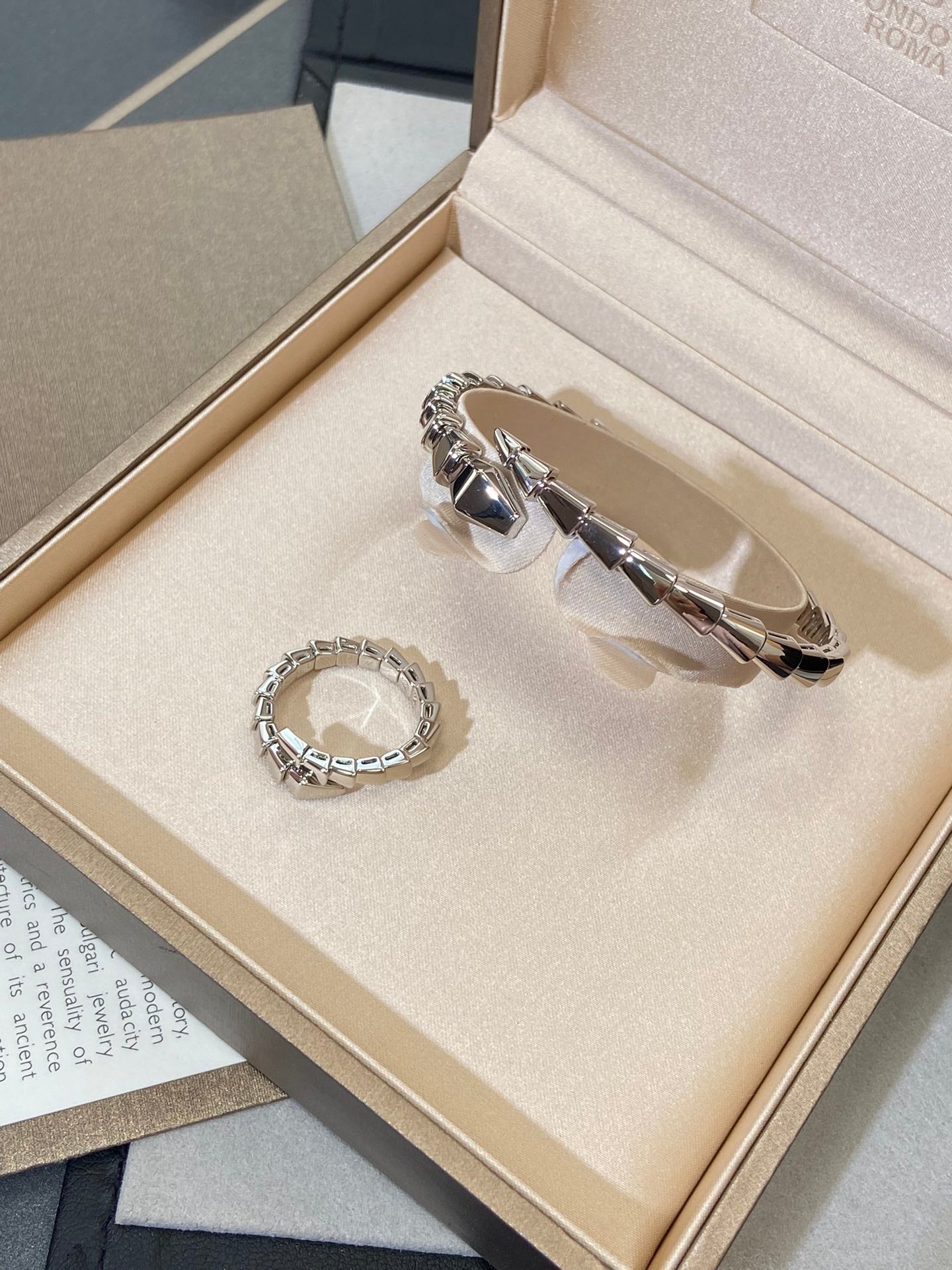 [Bijoux Regalia]BRACELET EN ARGENT SERPENTI VIPER