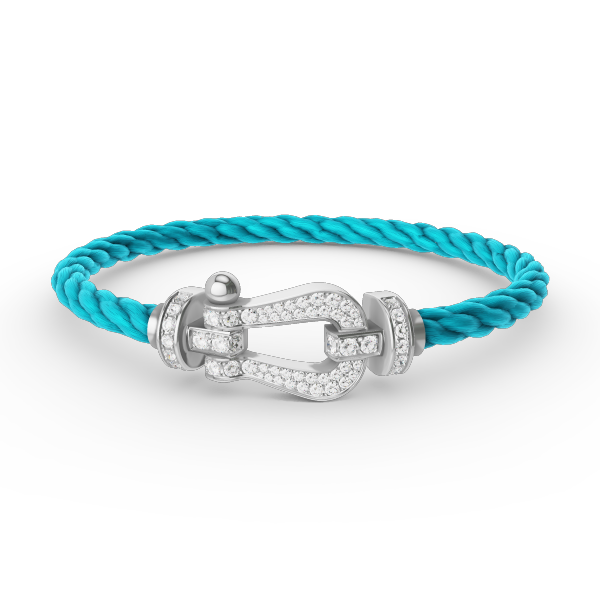 [Bijoux Regalia] BRACELET FORCE LARGE FER À CHEVAL EN ARGENT