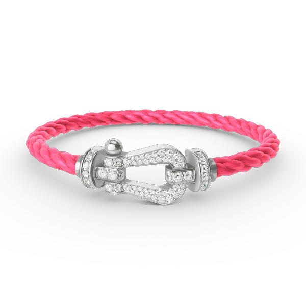 [Bijoux Regalia] BRACELET FORCE LARGE FER À CHEVAL EN ARGENT