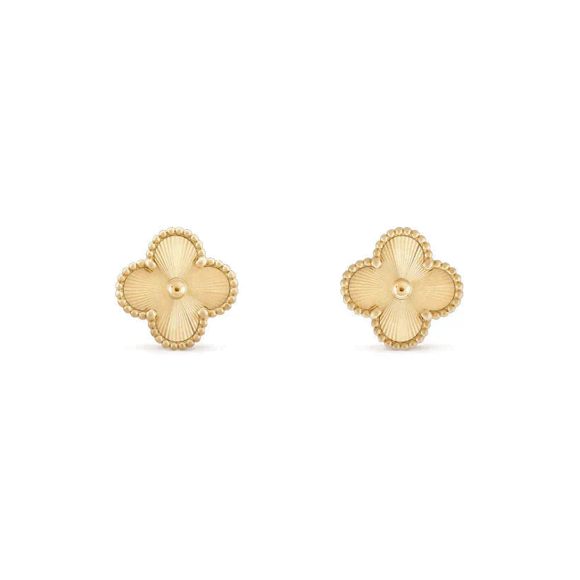 [Bijoux Regalia] BOUCLES D'OREILLES CLOVER MOYENNES 1 MOTIFS LASER